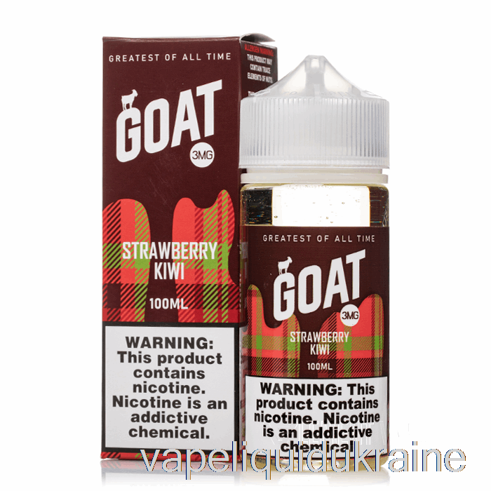 Vape Ukraine Strawberry Kiwi - Goat E-Liquid - 100mL 0mg